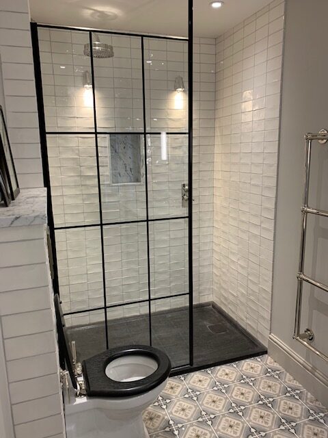 Bathroom renovation in Petworth completed by Rogate Construction Limited
