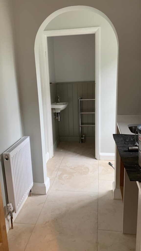 Rogate Construction Limited - North Road New Downstairs Cloakroom