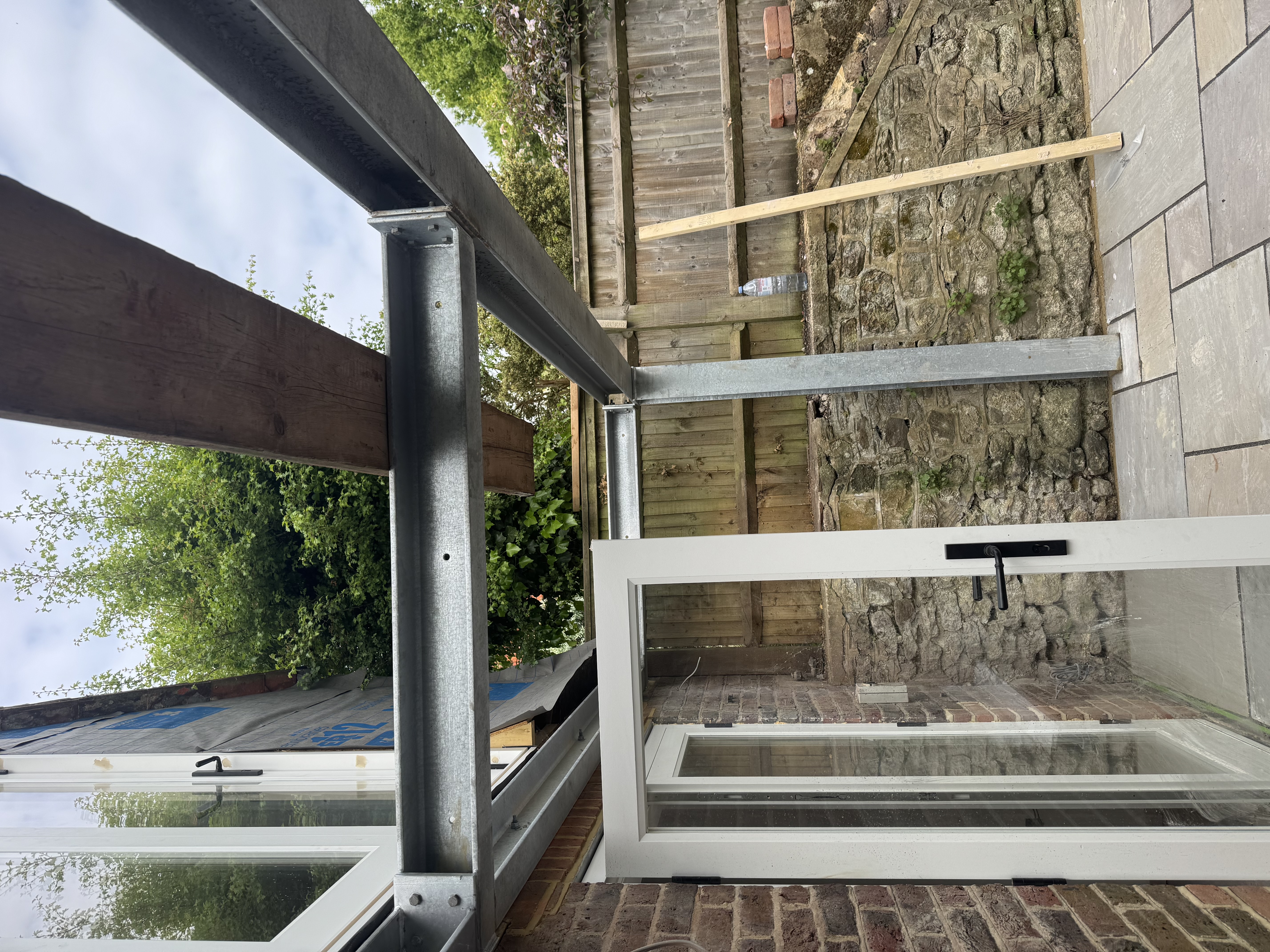 Rogate Construction - Steels for New Balcony at Malt Cottage