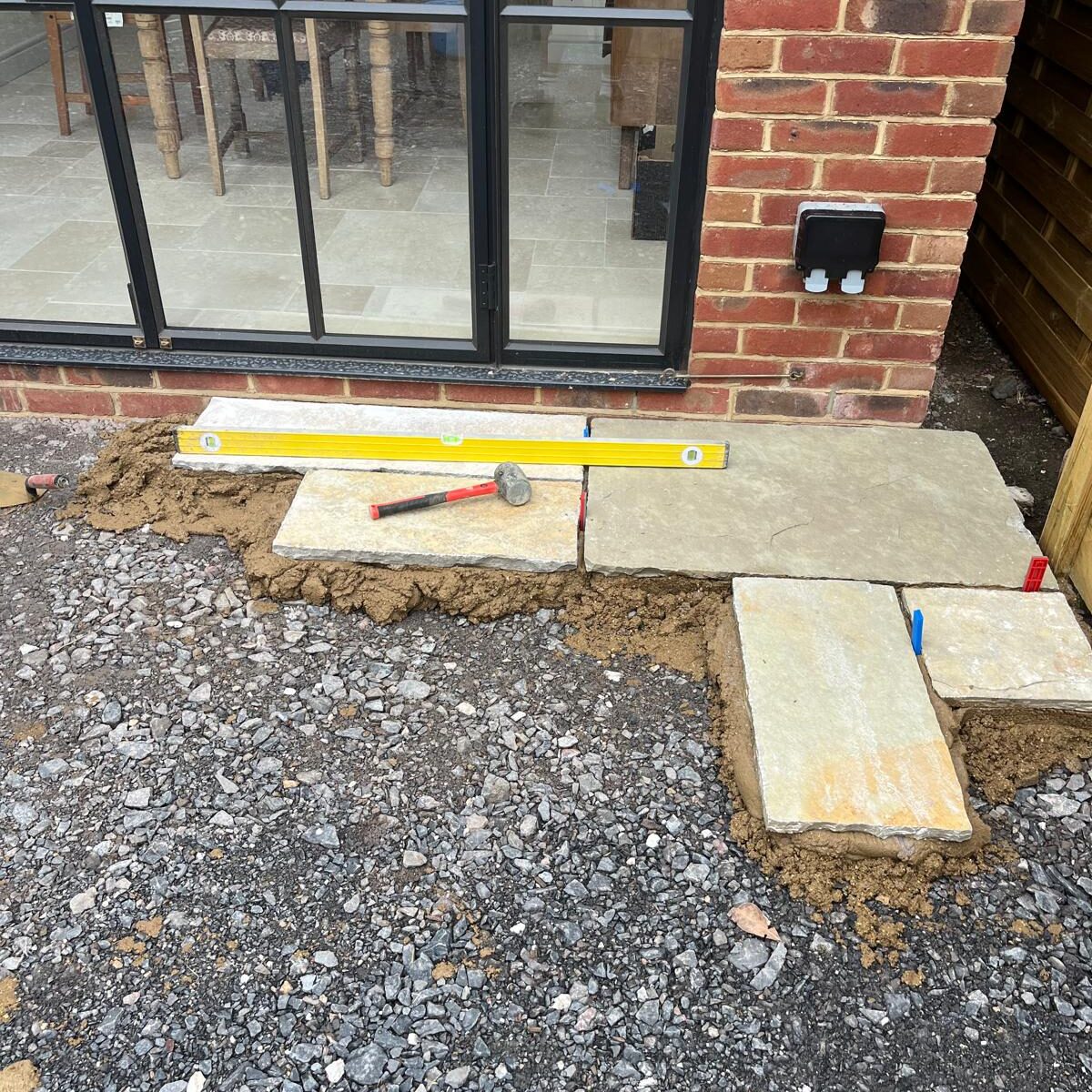 Rogate Construction - Patio at a property in Emsworth